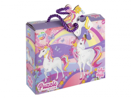 PROMOȚII - Puzzle pentru copii,  Unicorni, 45 piese