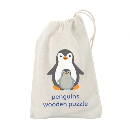 Puzzle Pinguin din lemn, Orange Tree Toys [3]