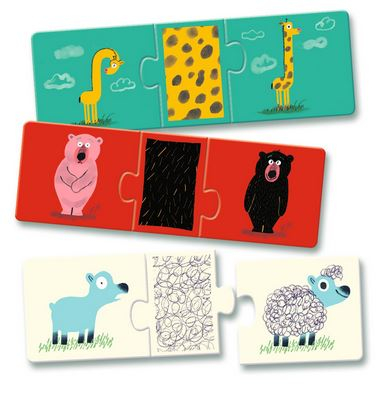 Puzzle trio animale dezbrăcate [1]