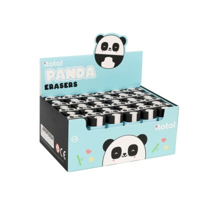Creioane Colorate - Radiera cu design urs panda