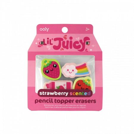 Creioane Colorate - Radiere topper parfumate Lil' Juicy, Capsuni