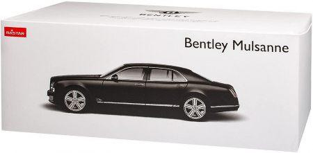 Mașinuțe și pistoale - Mașină metalică Bentley Mulsanne neagră cu scara 1 la  18