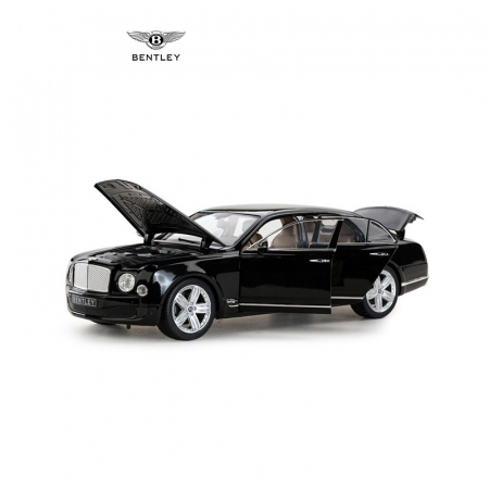 Mașină metalică Bentley Mulsanne neagră cu scara 1 la  18 [5]