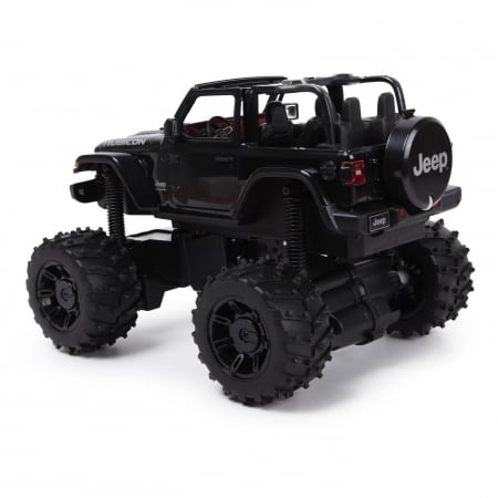 Mașină cu telecomandă Jeep Wrangler JL negru cu scara 1 la 14 [3]