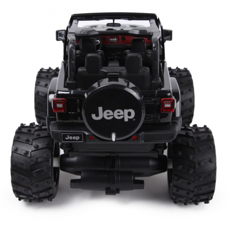 Mașină cu telecomandă Jeep Wrangler JL negru cu scara 1 la 14 [5]