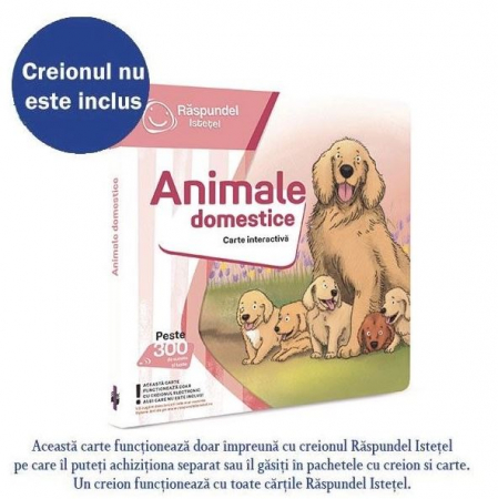 Răspundel Istețel Carte Interactivă Animale Domestice [1]