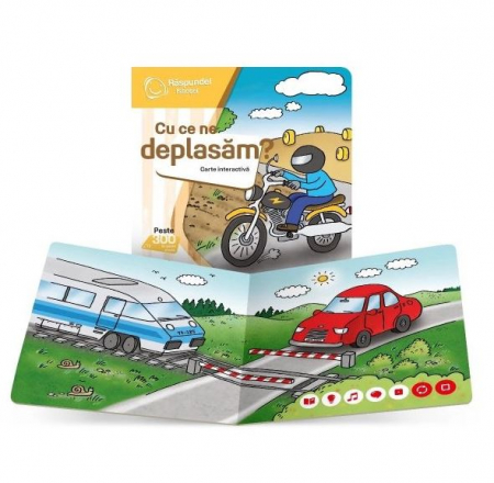 Răspundel Istețel Carte Interactivă Cu Ce Ne Deplasăm [1]