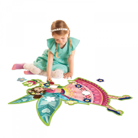 Jocuri educative - Puzzle de podea în forma de zâna, Fairy