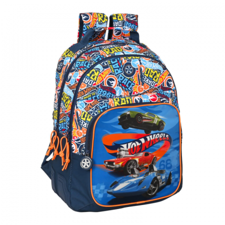 Ghiozdane - Rucsac dublu 42 cm Hot Wheels