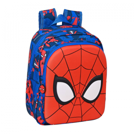 Ghiozdane - Rucsac pentru clasa zero 2 fermoare Spiderman
