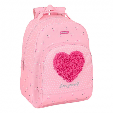 Rechizite școlare - Rucsac roz 42 cm Love Yourself