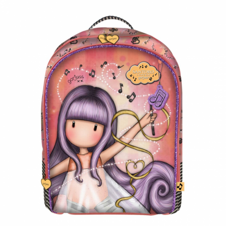 Rechizite școlare - Rucsac Santoro Gorjuss Little Dancer cu glitter