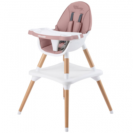 Scaune de masă - Scaun de masa Chipolino Classy 3 in 1 peony pink