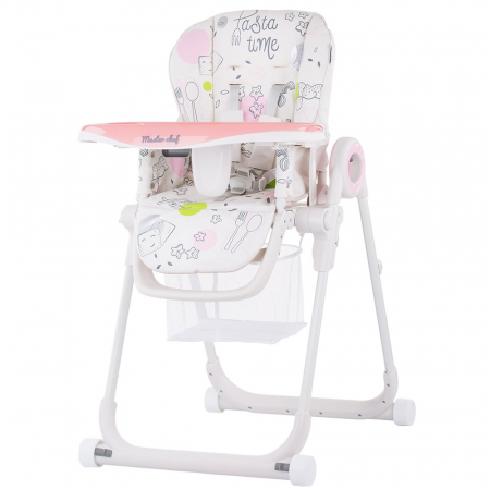 Scaune de masă - Scaun de masa Chipolino Master Chef peony pink