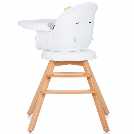 Scaun de masa cu sezut rotativ Chipolino Rotto 3 in 1 ivory [4]