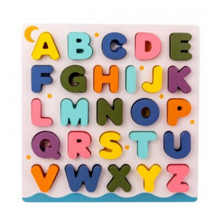 set 2 puzzle din lemn litere si cifre [2]