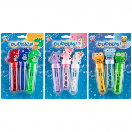 Jucării exterior - Set 3 mini baghete baloane de sapun