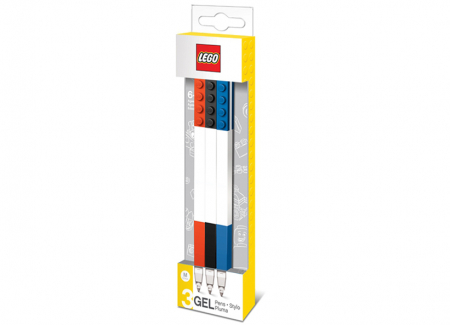 Stilouri și pixuri - Set 3 pixuri LEGO cu gel  (51513)