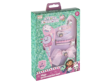 Noutăți - Set 7 accesorii de par cu tematica Gabby Dollhouse, Moxy