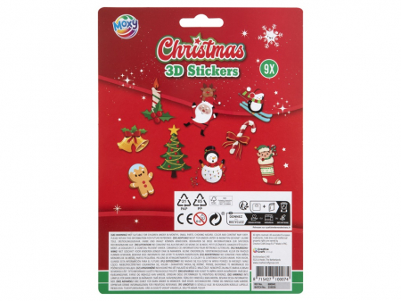 Set abtibilduri 3D tematica Craciun, brad  [1]