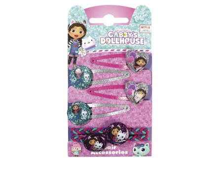Jucării copii 3-4 ani - Set accesorii de par cu tematica Gabby Dollhouse