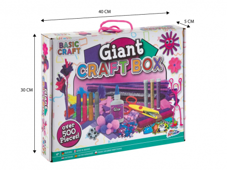 Set gigant accesorii creative, Giant Craft Box, Grafix [6]