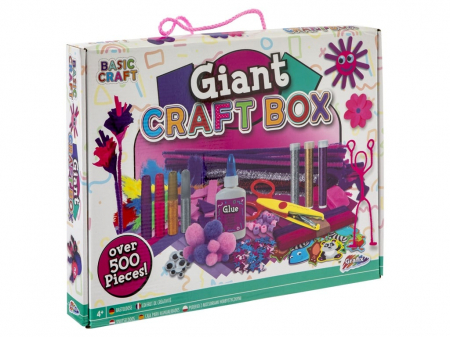 Art & Craft - Set gigant accesorii creative, Giant Craft Box, Grafix