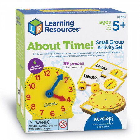 Jocuri educative pentru școală/grădiniță - Set activitati - Totul despre timp