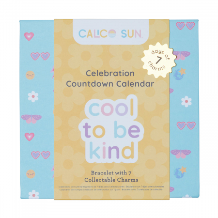 Jocuri educative - Set cadou bratara si charmuri - Calendar pentru sarbatorit evenimente - Cool To Be Kind