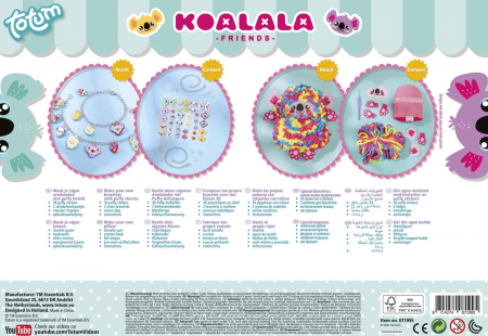 Set creativ 2 in 1 Koala - bratari si pernuta in forma de urs Koala [1]