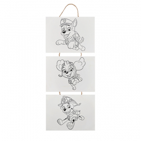 Set creativ 3 mini canvas, pe sfoara Paw Patrol, Patrula Catelusilor [1]