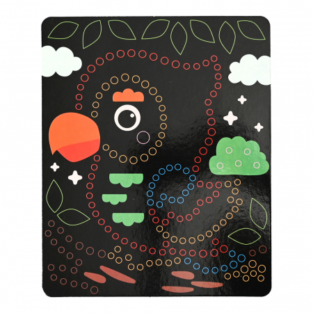 Set creativ 3D cu buline - papagal [1]