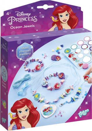 Lucru manual copii - Totum Set creativ Bijuterii cu tematica ocean Disney Princess