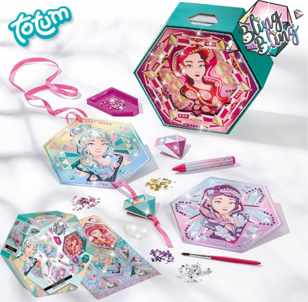 Set creativ Bling Bling, pictura cu diamante [3]