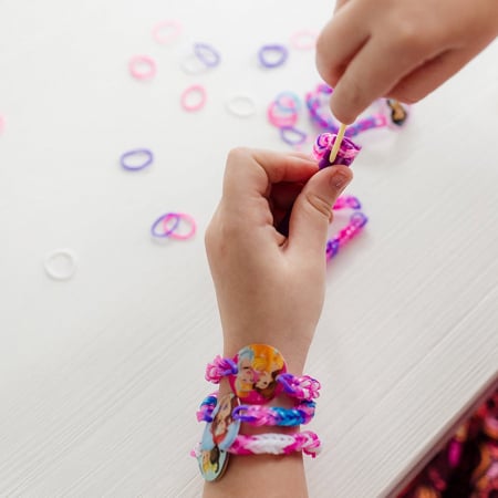 Set creativ bratari din elastice colorate, Disney Princess [3]