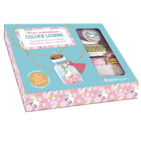 Jucării copii 10+ - Set creativ, Colierul meu magic cu unicorni