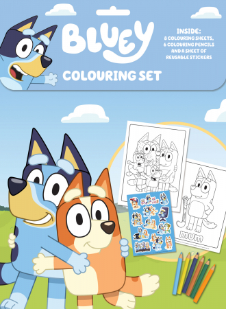 Lucru manual copii - Totum-Set creativ, Coloreaza cu Bluey