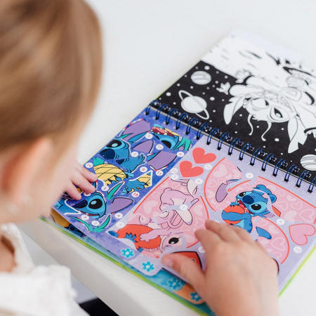 Set creativ cu abtibilduri, lipeste pe numere, Lilo si Stitch [6]
