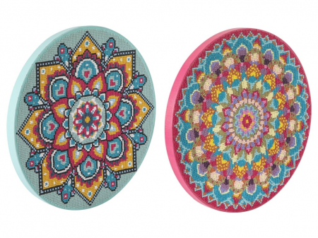Set creativ cu strasuri, Diamond paint, Canvas Mandala, Grafix [4]
