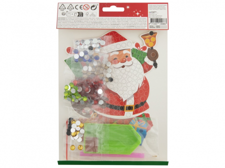 Set creativ cu tematica Craciun, Diamond Painting, A5, Mos Craciun [1]