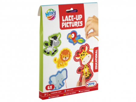 Jucarii +4 Ani - Set-creativ-de-cusut,-Animale-dragute-Moxy