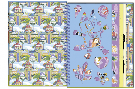 Set creativ de razuit si colorat, Bluey, Totum [14]