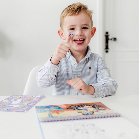 Set creativ de razuit si colorat, Bluey, Totum [7]