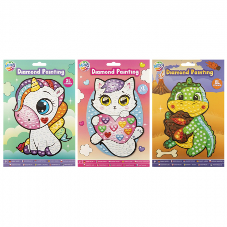 Set creativ diamond painting cu strasuri mari, A5 [1]