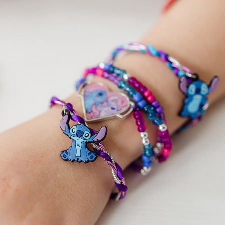 Set creativ DIY 2 în 1, Creeaza bratari si figurine din ipsos, Disney Lilo si Stitch [2]