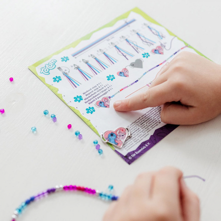 Set creativ DIY 2 în 1, Creeaza bratari si figurine din ipsos, Disney Lilo si Stitch [1]