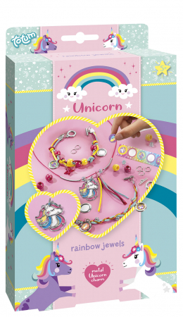Idei de cadouri sub 100 de lei - Set creativ DIY Bijuterii cu unicorni