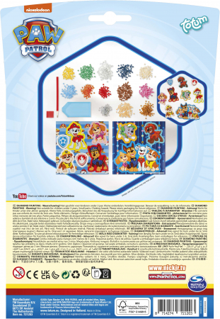 Set creativ DIY Creeaza abtibilduri cu diamond paint, Paw Patrol, Patrula Catelusilor, Totum [2]