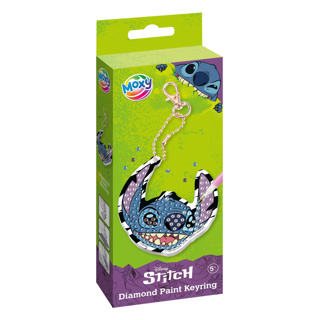 Jocuri educative - Set creativ DIY, Creeaza propriul breloc cu tehnica diamond painting, Disney Lilo si Stitch