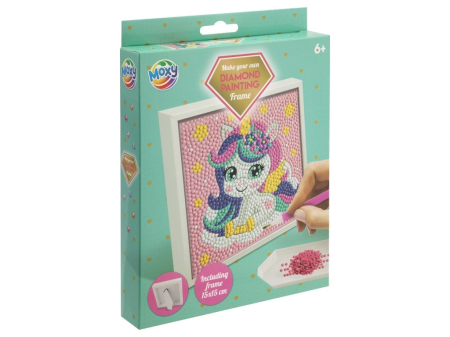 Noutăți - Set creativ DIY, Creeaza propriul tablou, Unicorn, Moxy